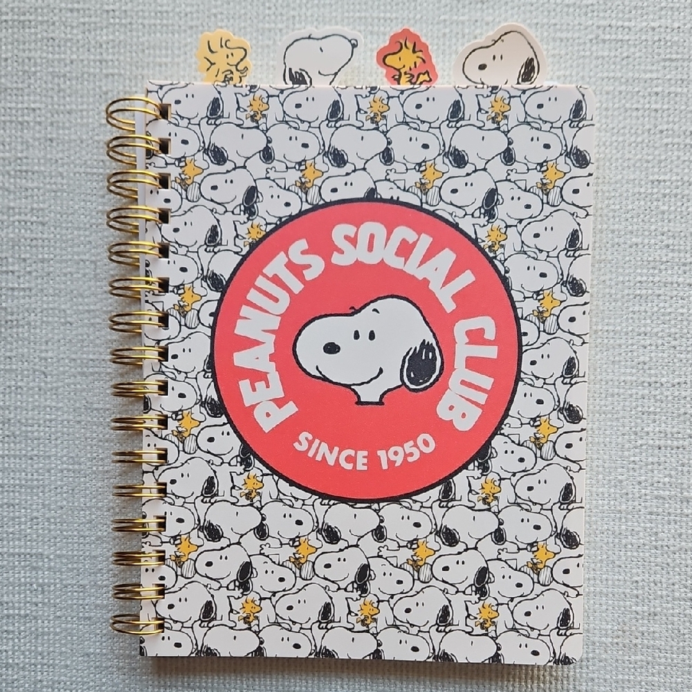 Peanuts Social Club Spiral Journal